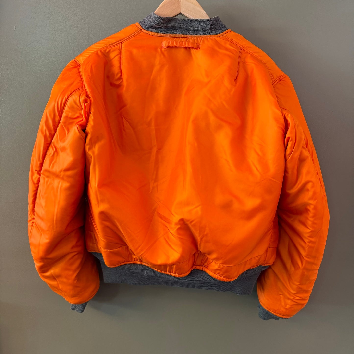 1970s reversible U.S. military ma-1 flight jacket size medium