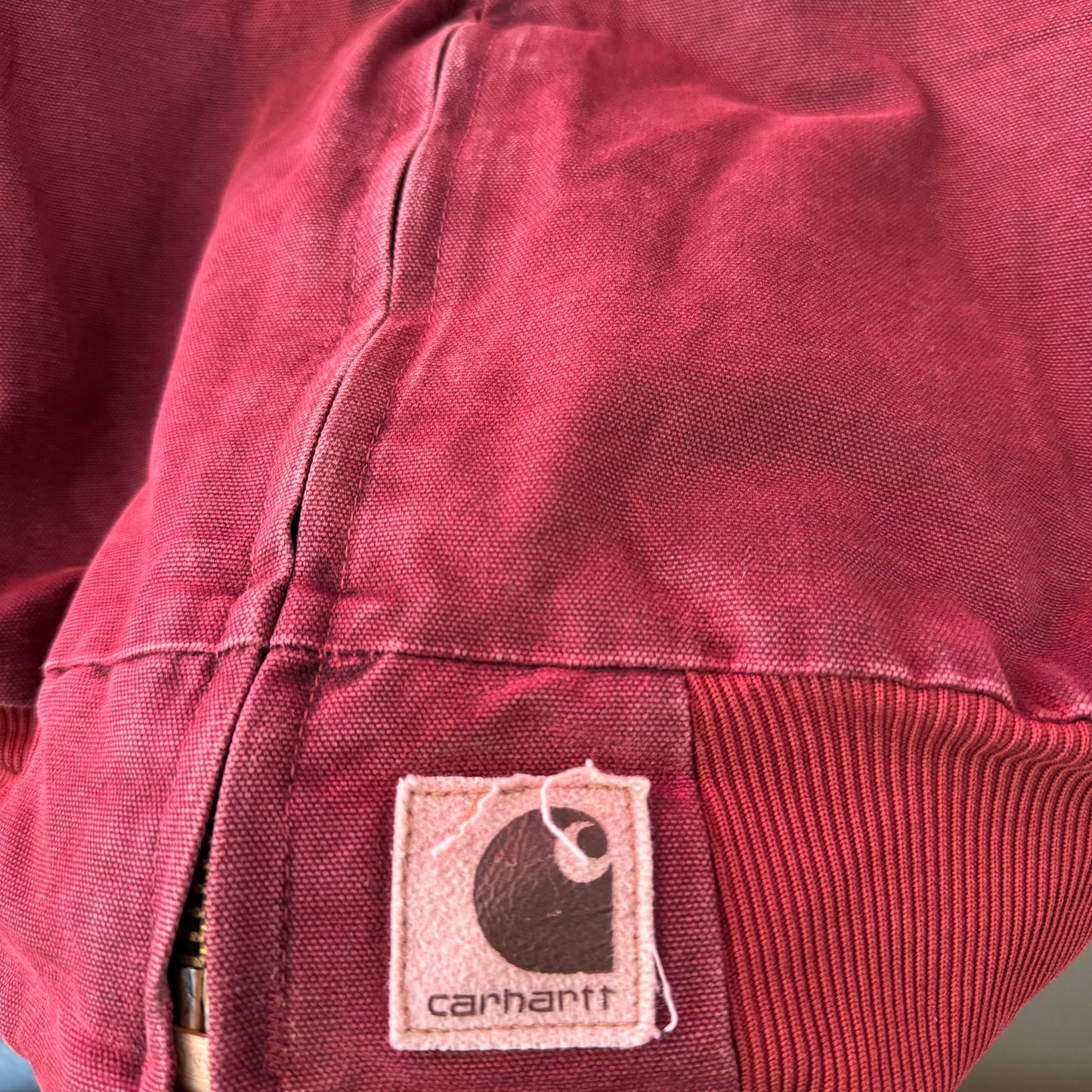 Vintage 90s carhartt Santa Fe size xl crimson Red