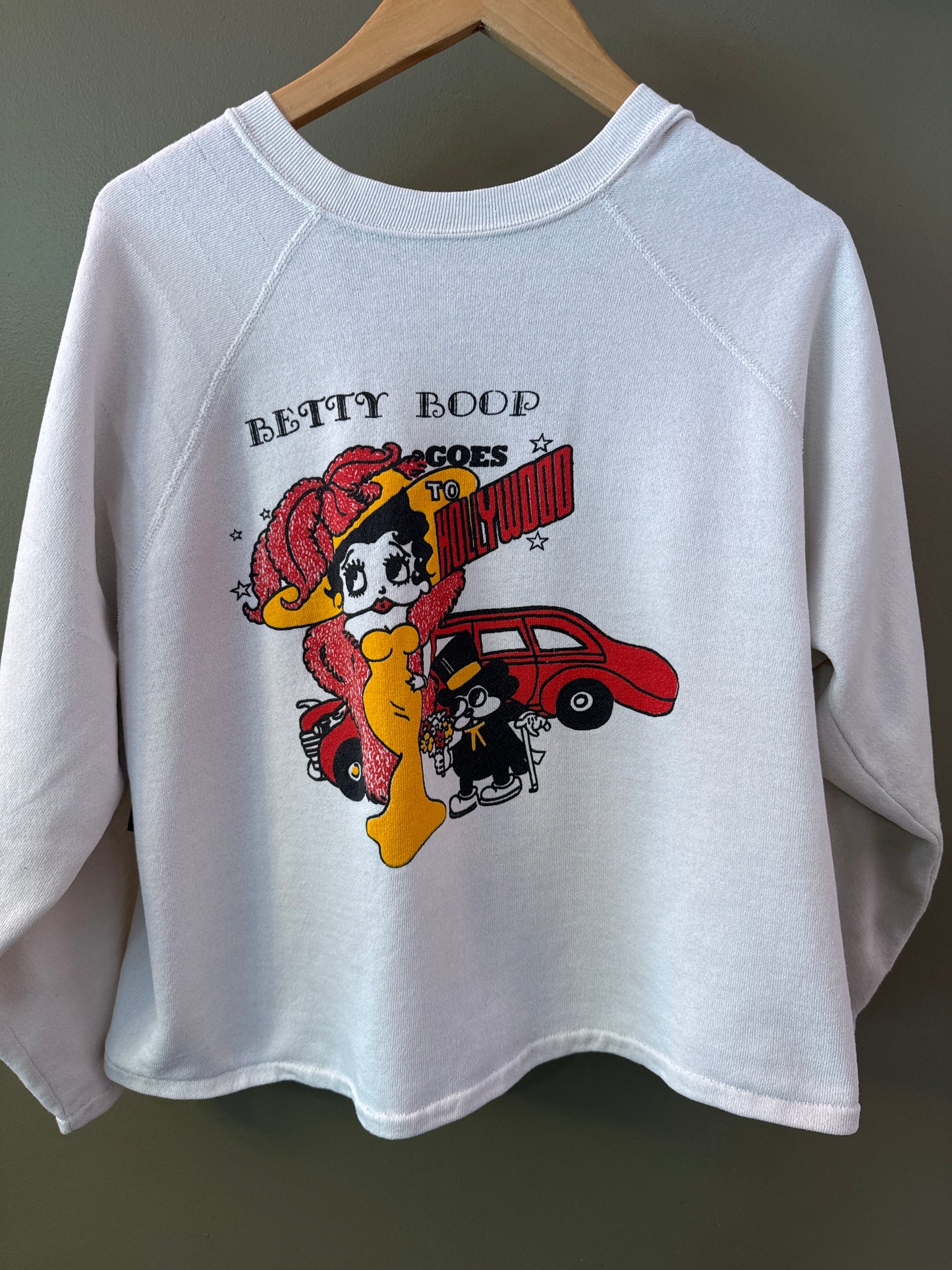 Vintage Betty boop cardigan sweatshirt 90s size medium