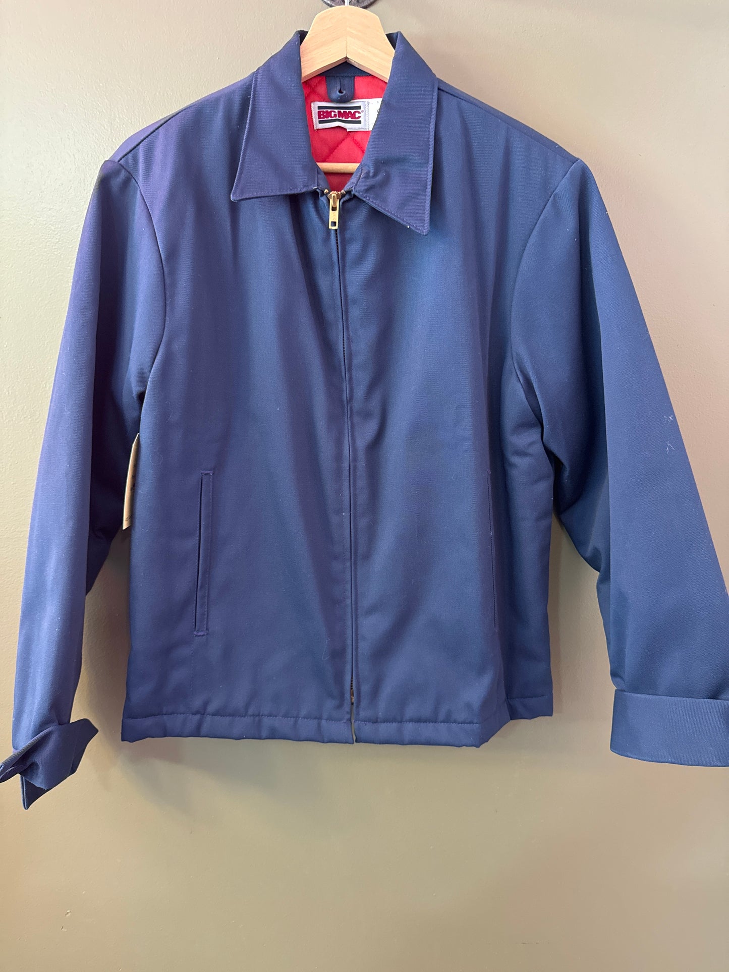 Vintage 1970’s Big Mac work jacket navy blue size small