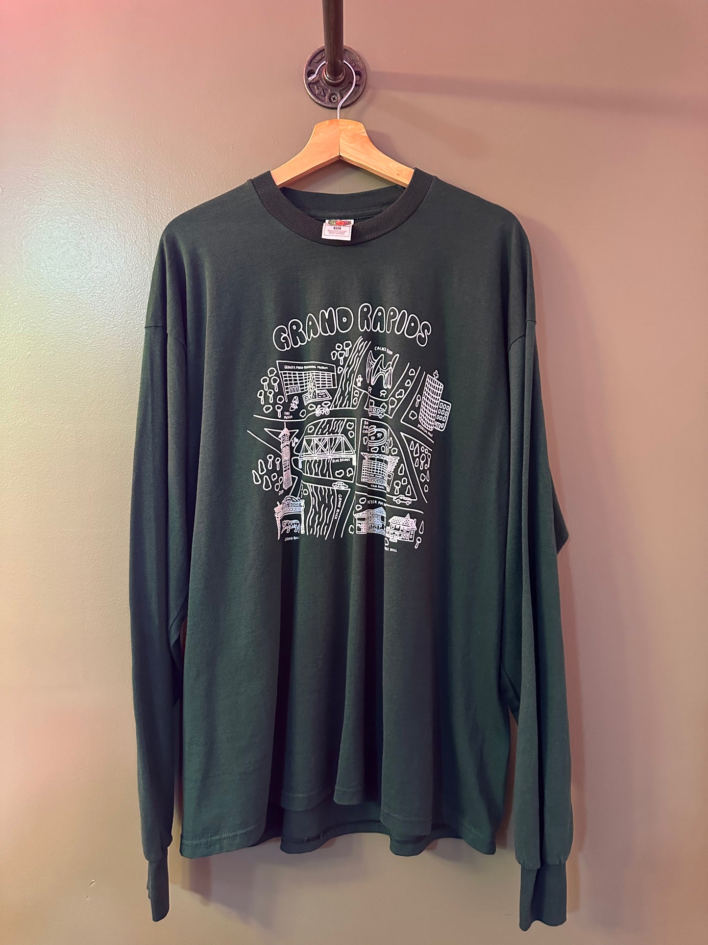 Betteraged Grand Rapids vintage long sleeve t shirt xl