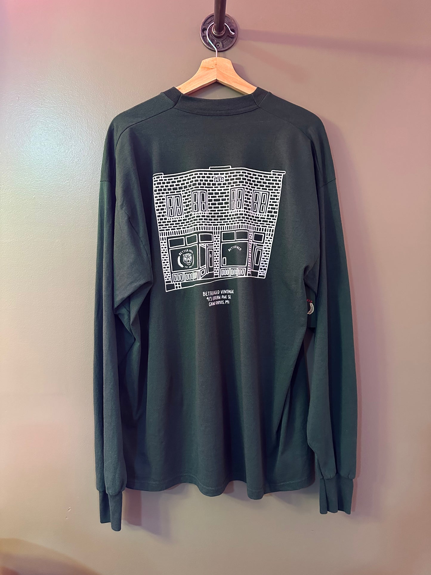 Betteraged Grand Rapids vintage long sleeve t shirt xl