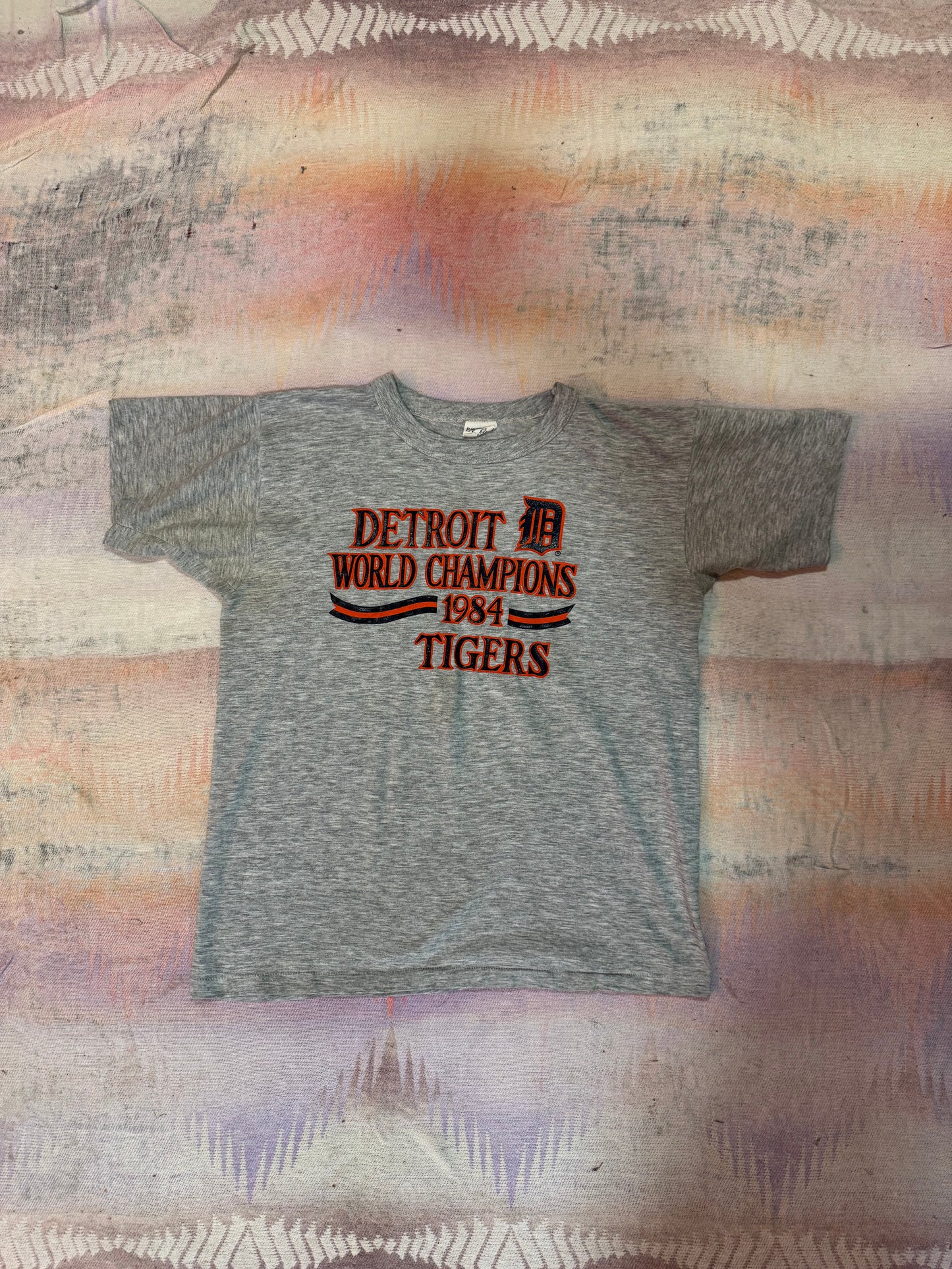 Vintage Detroit Tigers Champs Tee Medium