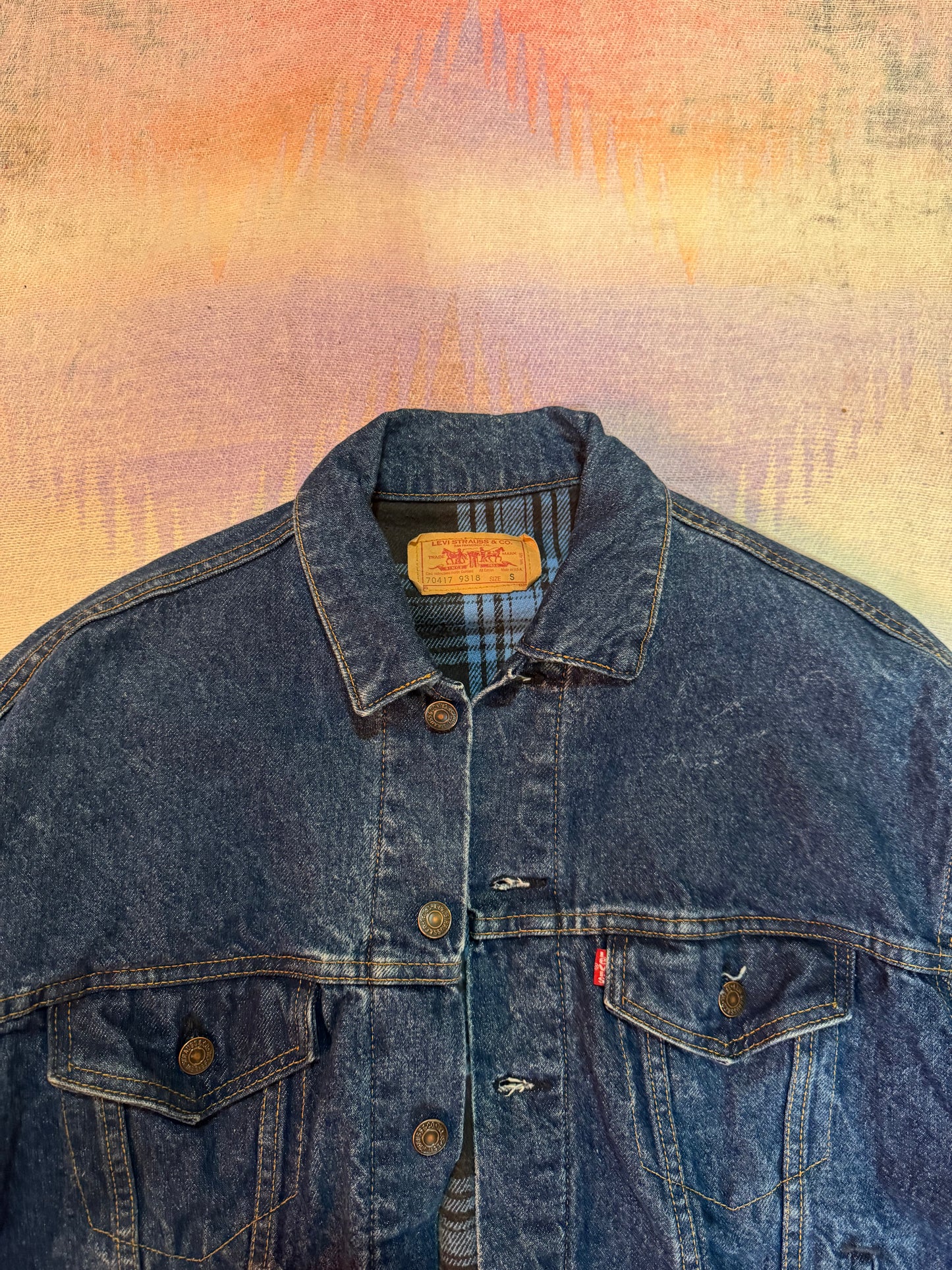 Vintage 1980s Levis denim jacket large