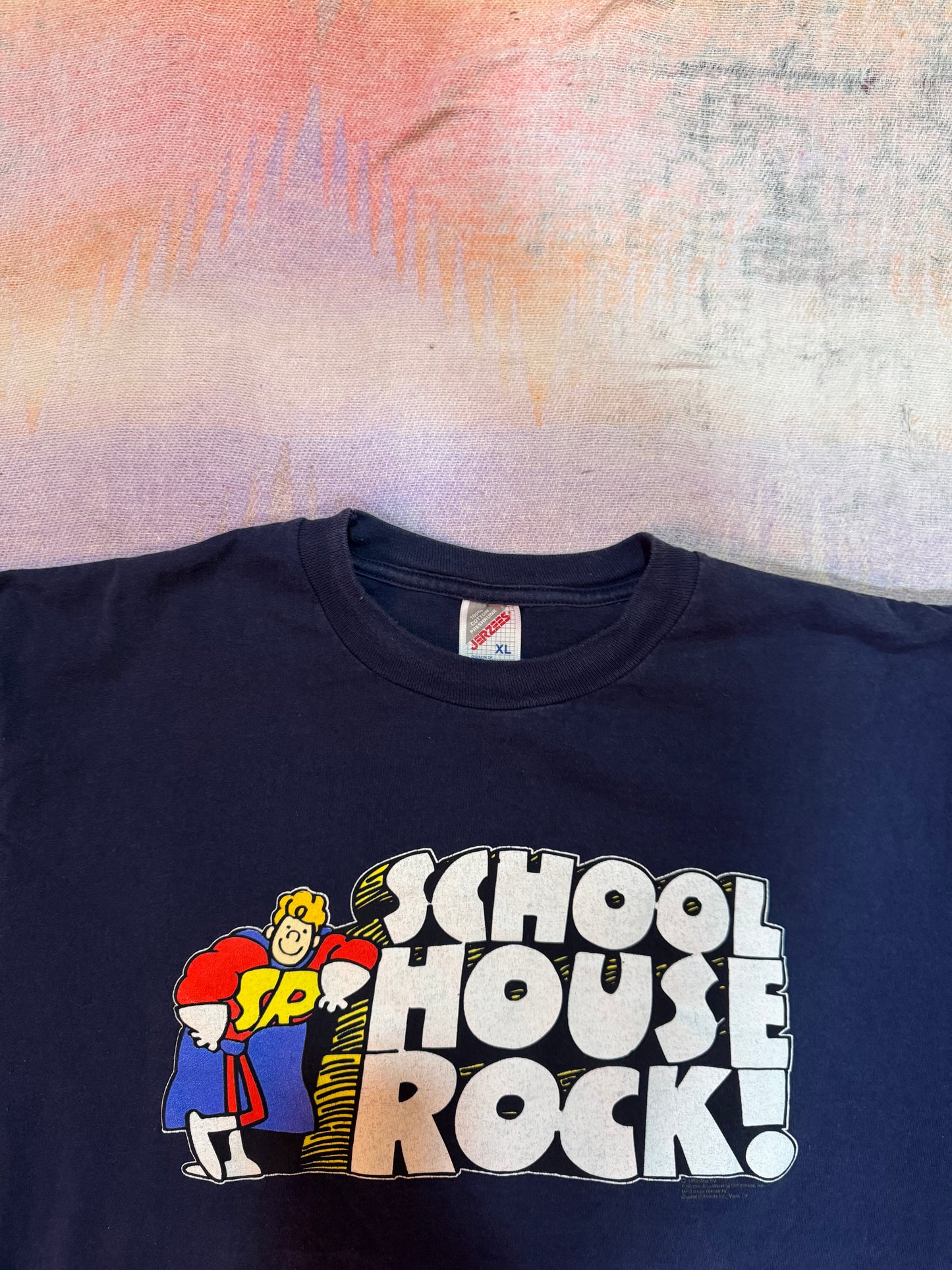 Vintage school house rock t shirt medium