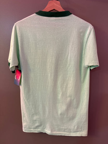 Vintage 1970’s road runner beep beep ringer t shirt green medium